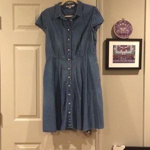 Boden Chambray Shirt Dress